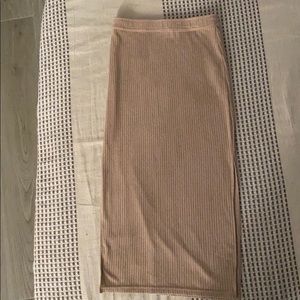 Long slim fitting skirt